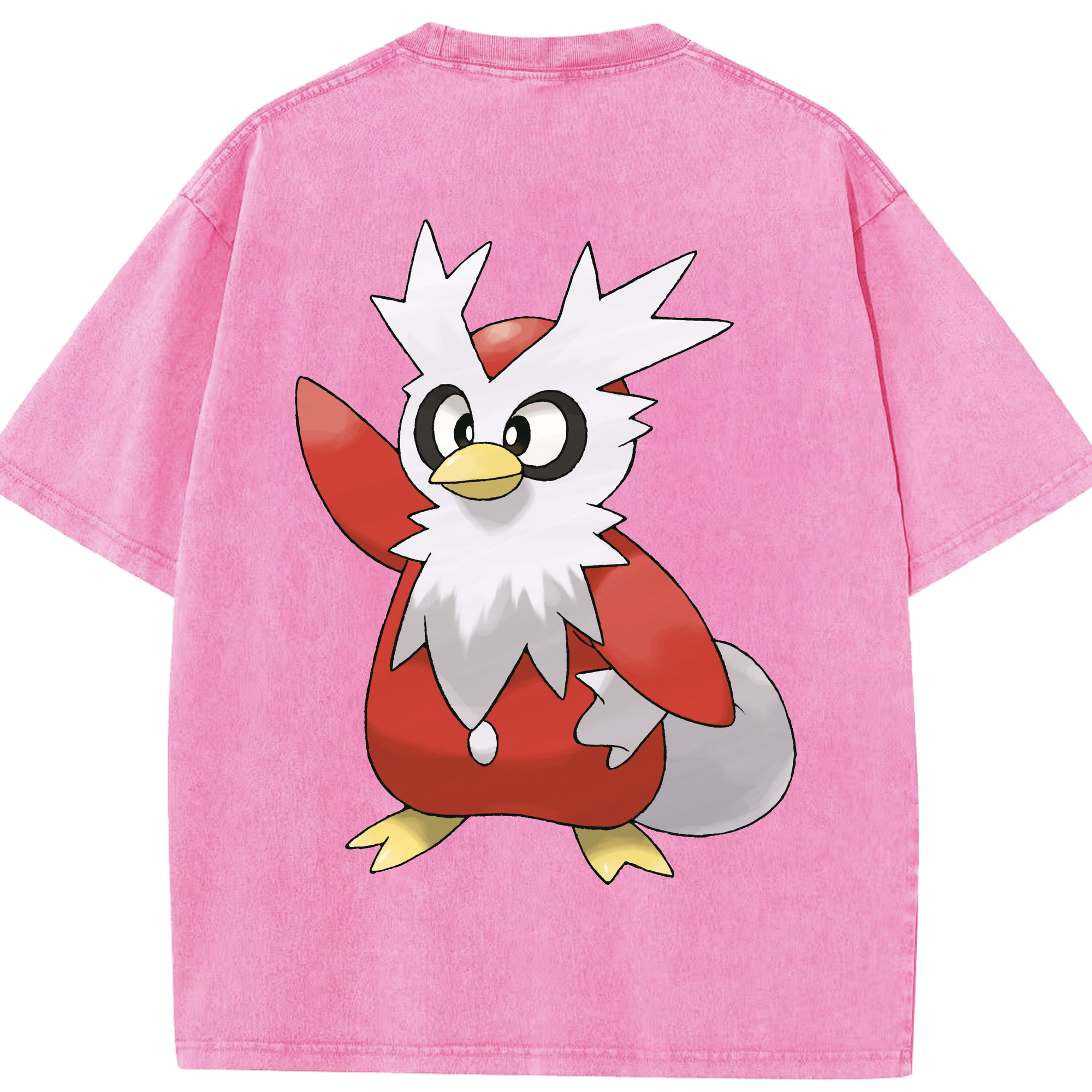 （画像用） ポケットモンスター Pokémon 綿100% ヴィンテージ風 半袖Tシャツ（背面プリント）